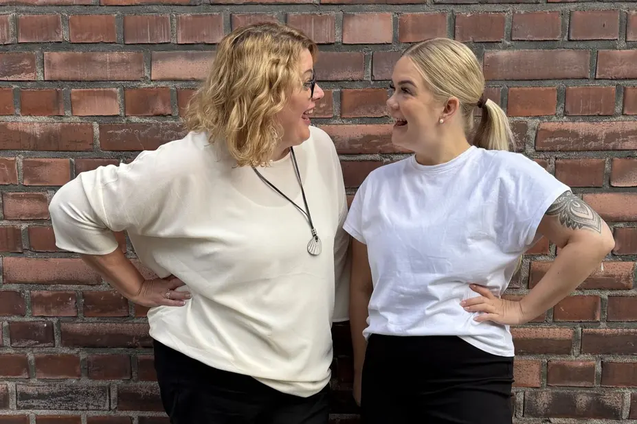 Ira Eerikäinen ja Marecia Johansson.