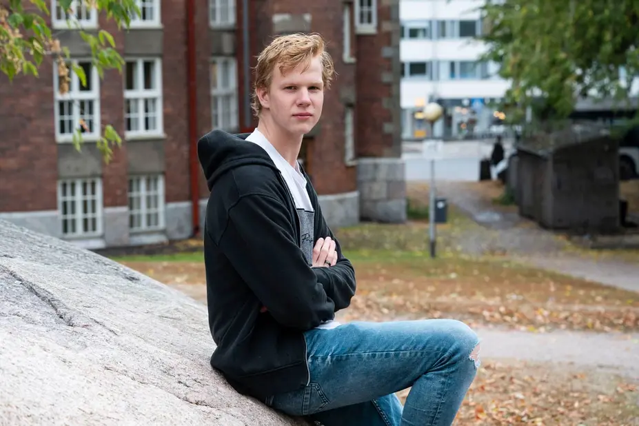 Stadin AO:n opiskelija Erkki Madisson.