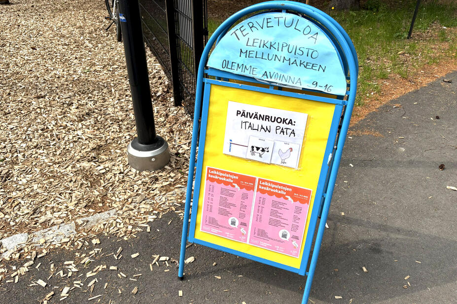 Kesän ruokalistat.