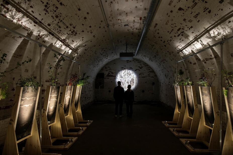 Tania Candiani: Subterra (Subterranean), 2025, detail. Helsinki Biennial 8.6.–21.9.2025, Vallisaari Island.