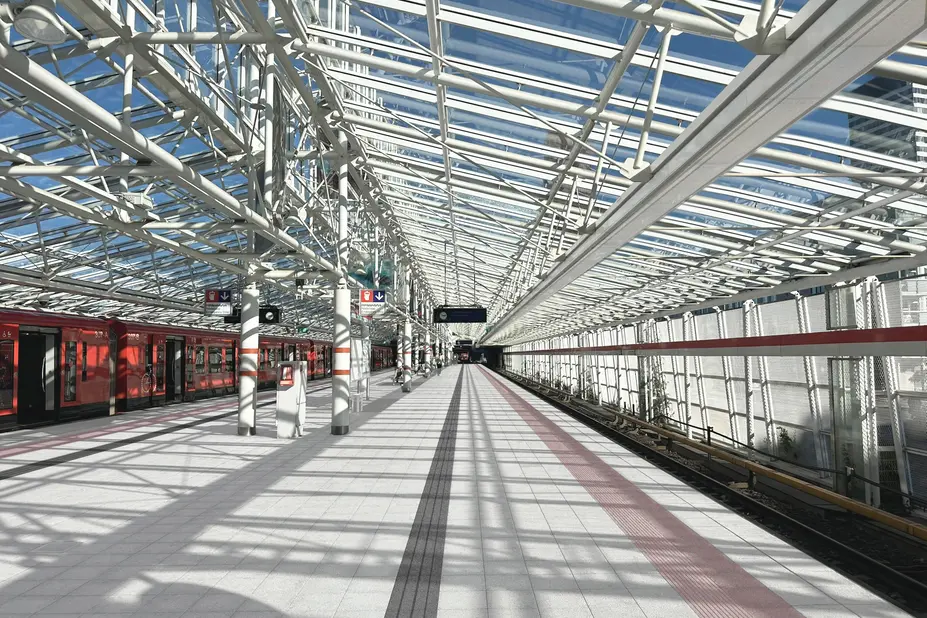 Vuosaaren metroasema.