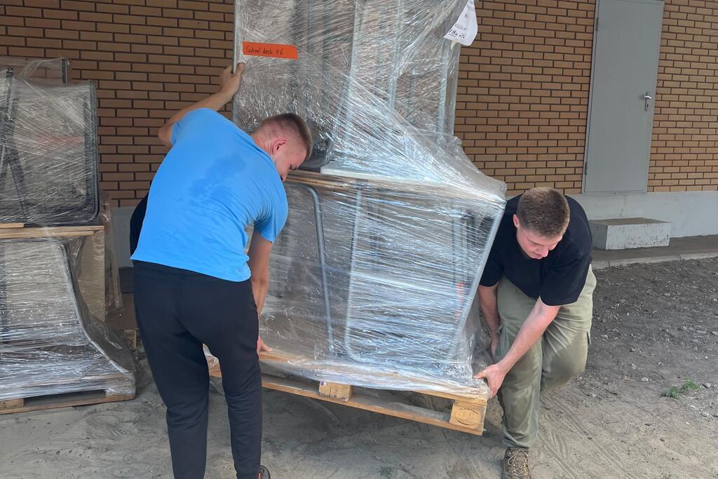 Lahjoitukset saapuivat Dniproon EU:n pelastuspalvelumekanismin avulla.  Kuva: Dnipron kaupunki