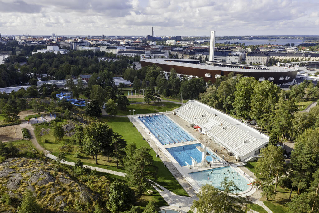 Den legendariska Simstadion, det vill säga Stadikka är Finlands äldsta friluftsbad. Bild: Helsingin kaupunki