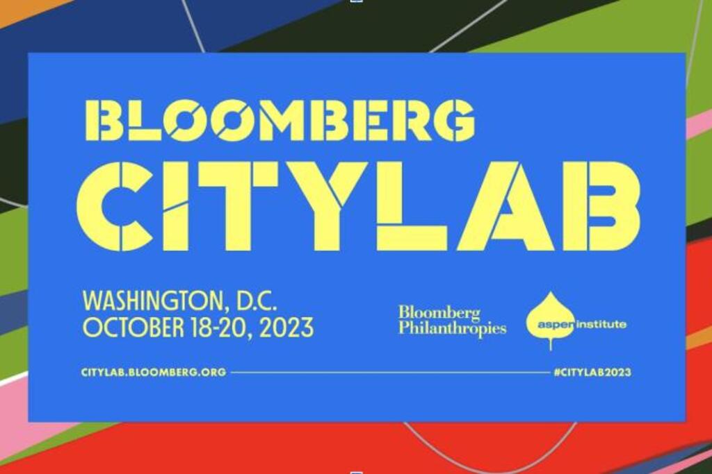 Bloomberg CityLab 2023 järjestetään Washington D.C:ssä. Kuva: Bloomberg CityLab in partnership with Aspen Institute