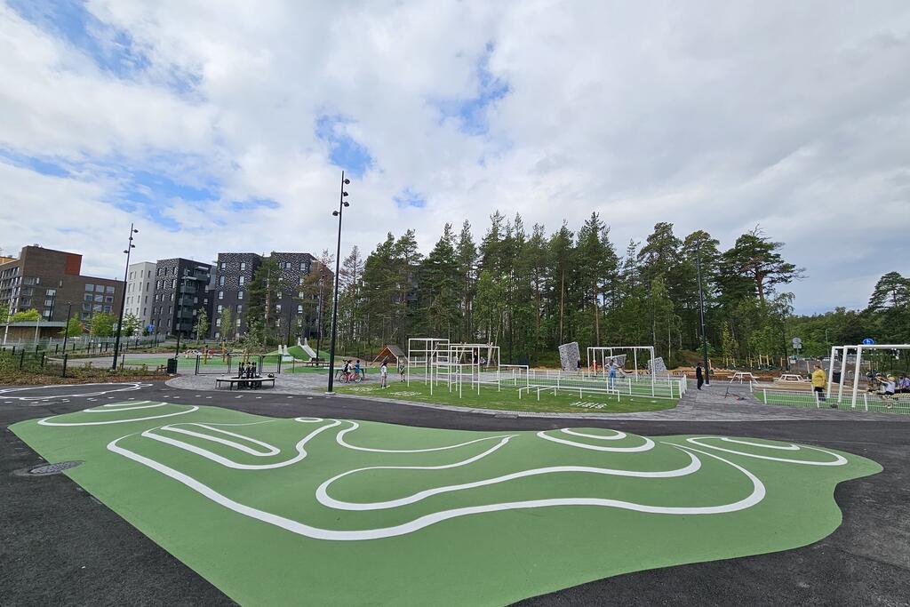 Kronbergsstrandens idrottspark.