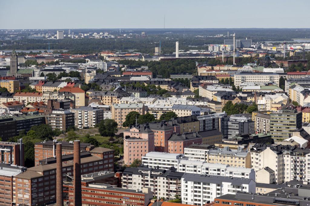 View of Helsinki.