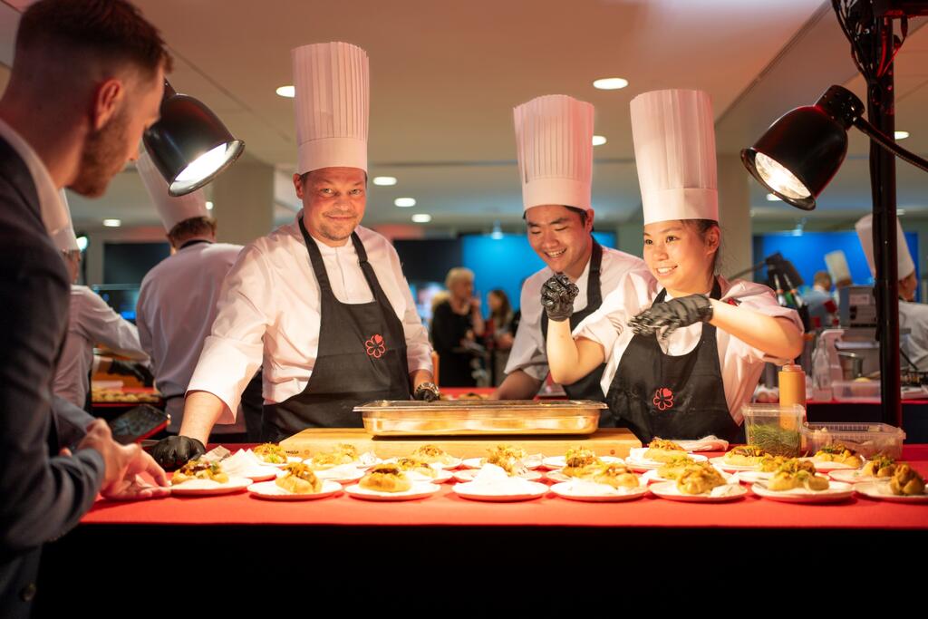 Most of the food served at the MICHELIN Ceremony reception was locally sourced.  Photo: Jukka Eggert