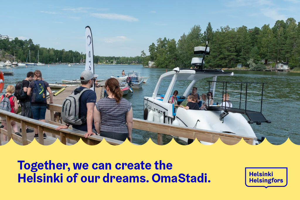 OmaStadi is Helsinki’s way of implementing participatory budgeting. This means that residents can suggest improvements that they would like to see in their neighbourhood. Photo: City of Helsinki. 