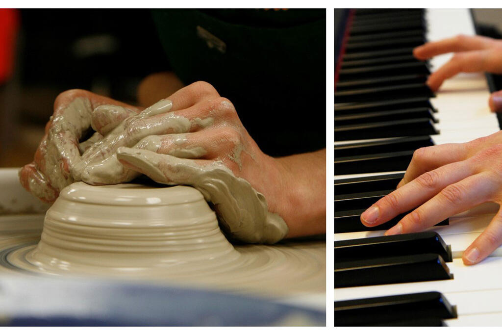 keramik och piano