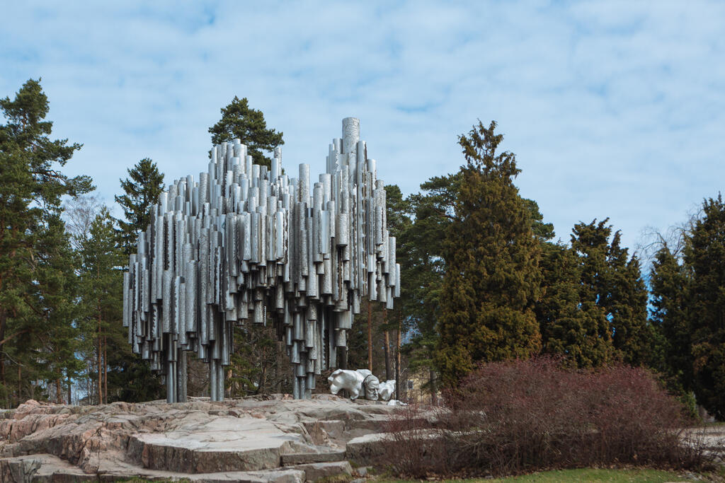 Sibelius-monumentin ympäristöä kohennetaan. Kuva: Jenna Pietikäinen / Helsinki Partners