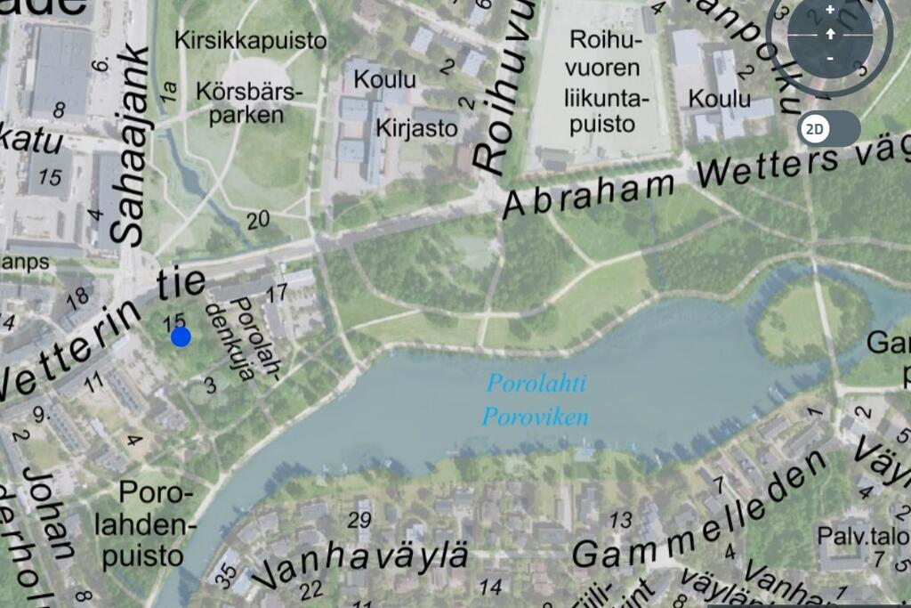 Det nya daghemmet byggs på Abraham Wetters väg 15 Bild: Helsingin kaupunki.