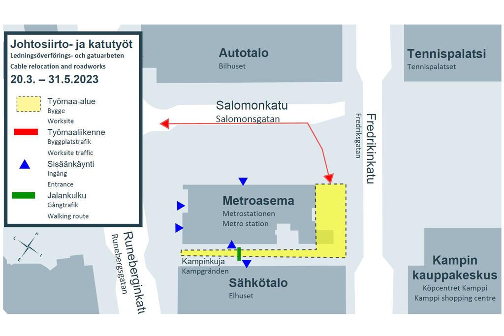 Esitellä 43+ Imagen Kamppi Metroasema Kartta - Viaterra.mx