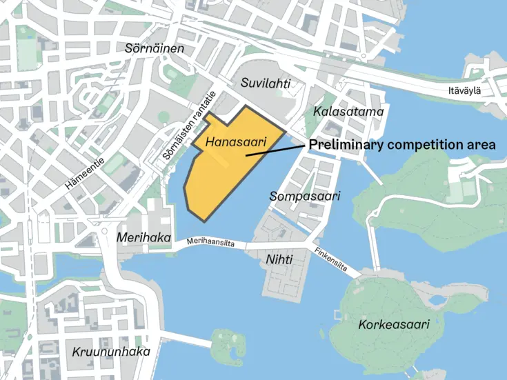 Preliminary competition area 