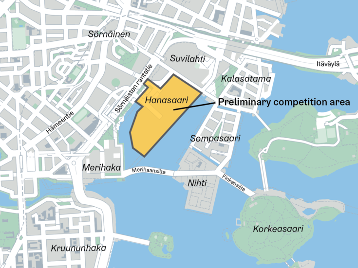 Preliminary competition area 