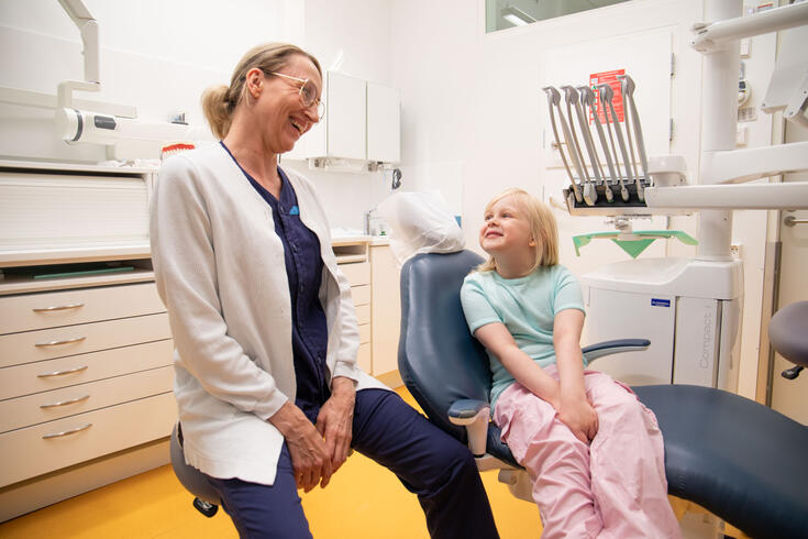 Kalasataman hammashoitolassa.