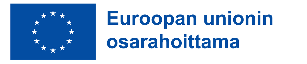 Logo. Euroopan Unionin osarahoittama