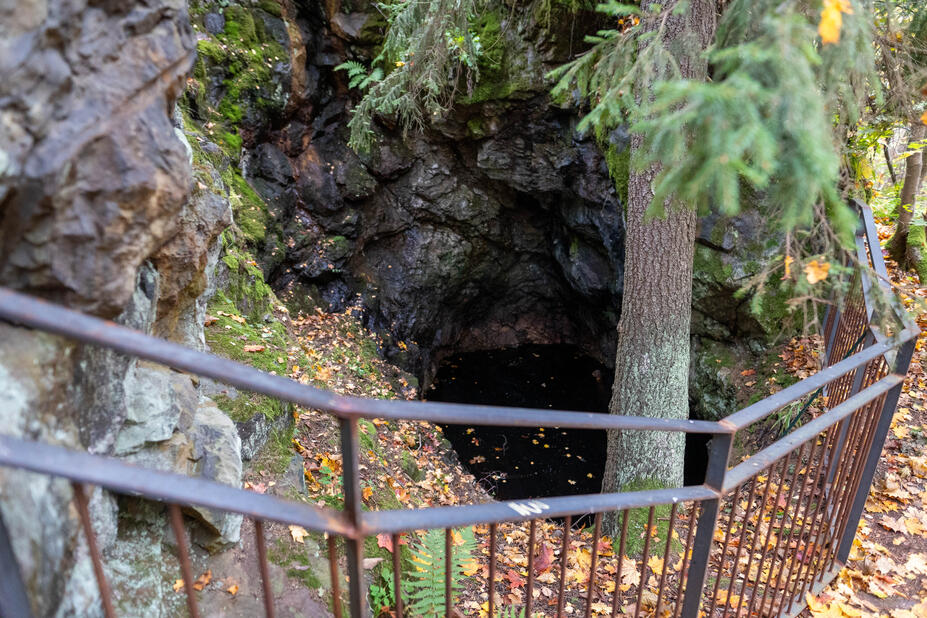 Kaivoskuilu Stansvikissa.