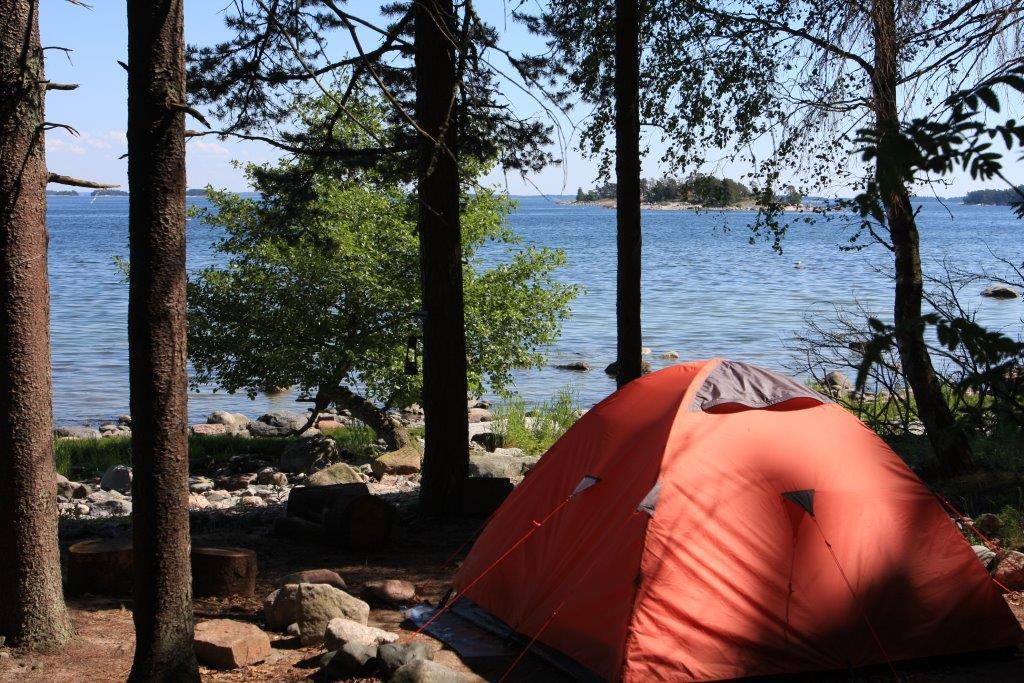 Kaunissaari on suosittu telttailukohde. Kuva: Helsingin kaupunki