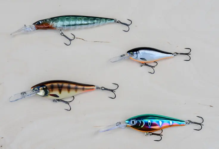 Crank bait -vaappuja.