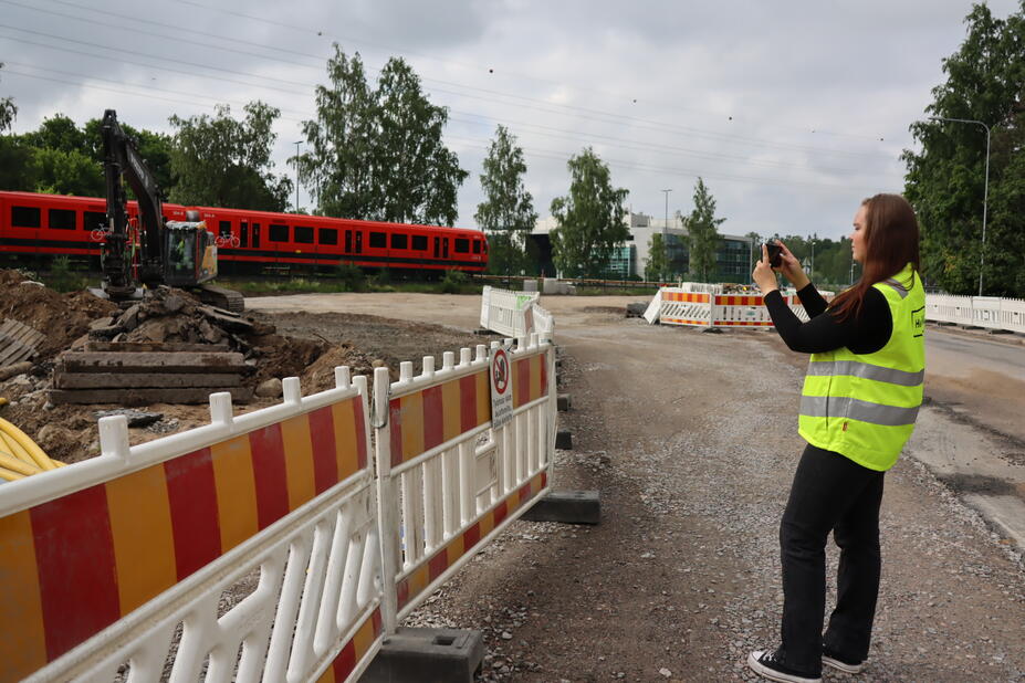 Työmaa ja metro