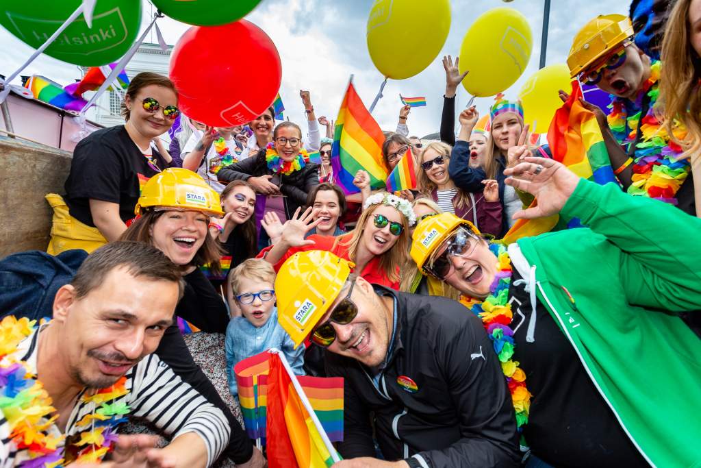 Helsingin kaupunki on Helsinki Pride pääyhteistyökumppani.
