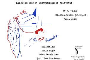 sibelius-lukio-poulenc-juliste.