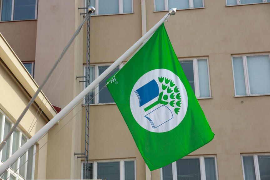 Vihre Lippu Liehuu Torkkelissa Helsingin Kaupunki Vihre Lippu Liehuu Torkkelissa Helsingin Kaupunki