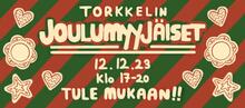 Mainosjuliste, jossa teksti: Torkkelin joulumyyjäiset 12.12.2023
