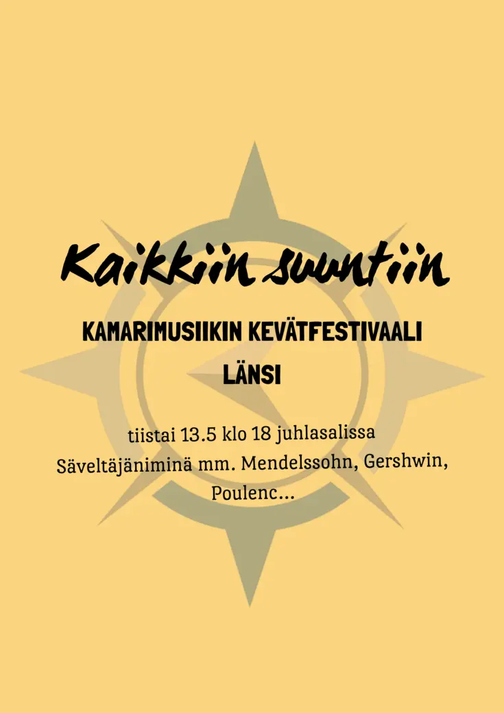 KamarimusiikinKevätfestivaali 2025 Länsi
