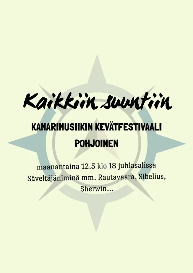 KamarimusiikinKevätfestivaali 2025 Pohjoinen