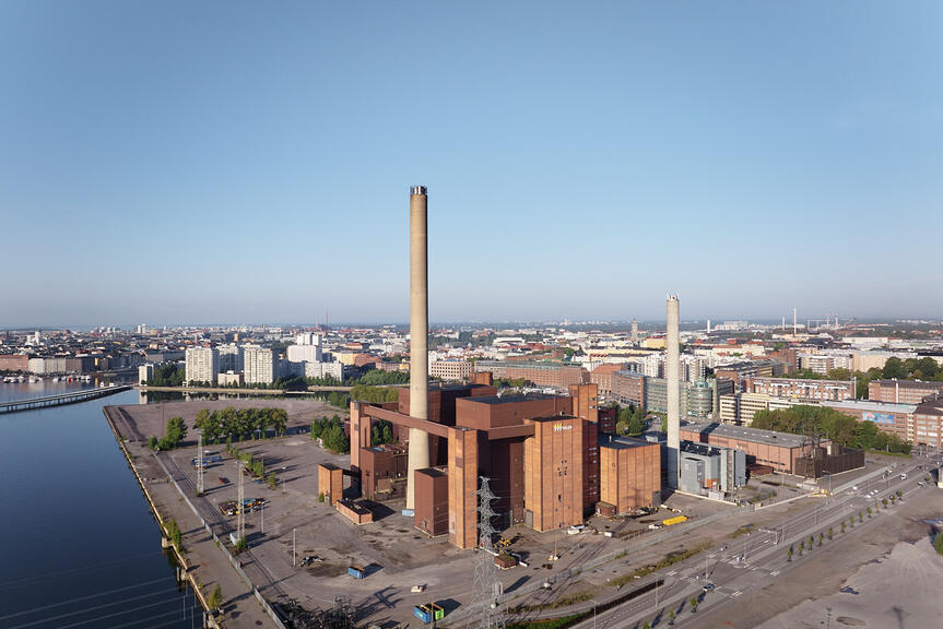 Hanasaaren voimalaitos vuonna 2025