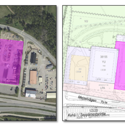 Tontti sijaitsee osoitteessa Talttatie 2.