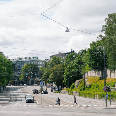 Katunäkymä Töölössä