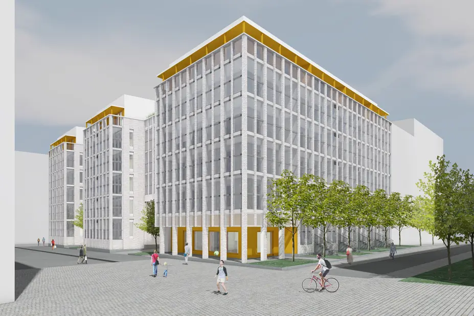 Energiatehokas ja valoisa kerrostalo Länsisatamassa Bahamankatu.