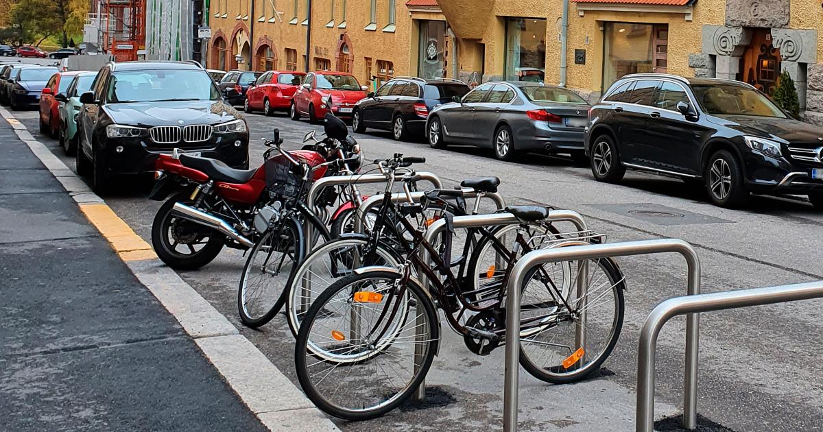 Bike parking discount