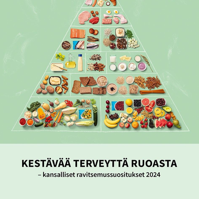 Kestävää terveyttä ruoasta -julkaisun kansikuva