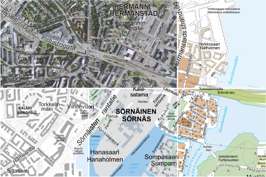 Peruskarttatuotteet ovat rasteriaineistoja