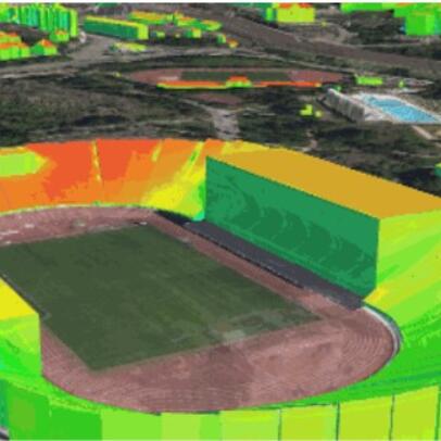 Olympiastadion 3D-kuvana