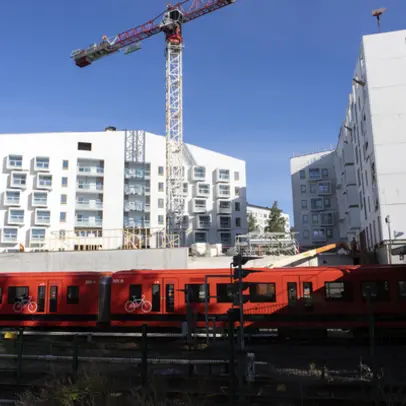 Kuvassa uusia asuintaloja Kontulassa.