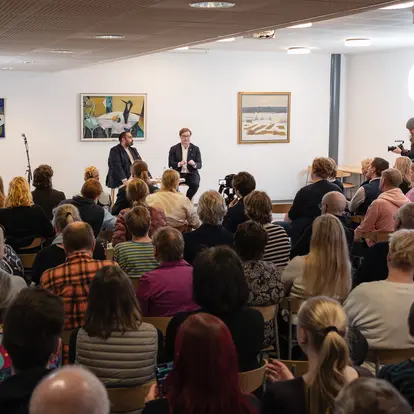 Herttoniemi residents at the Mayor’s residents’ evening.