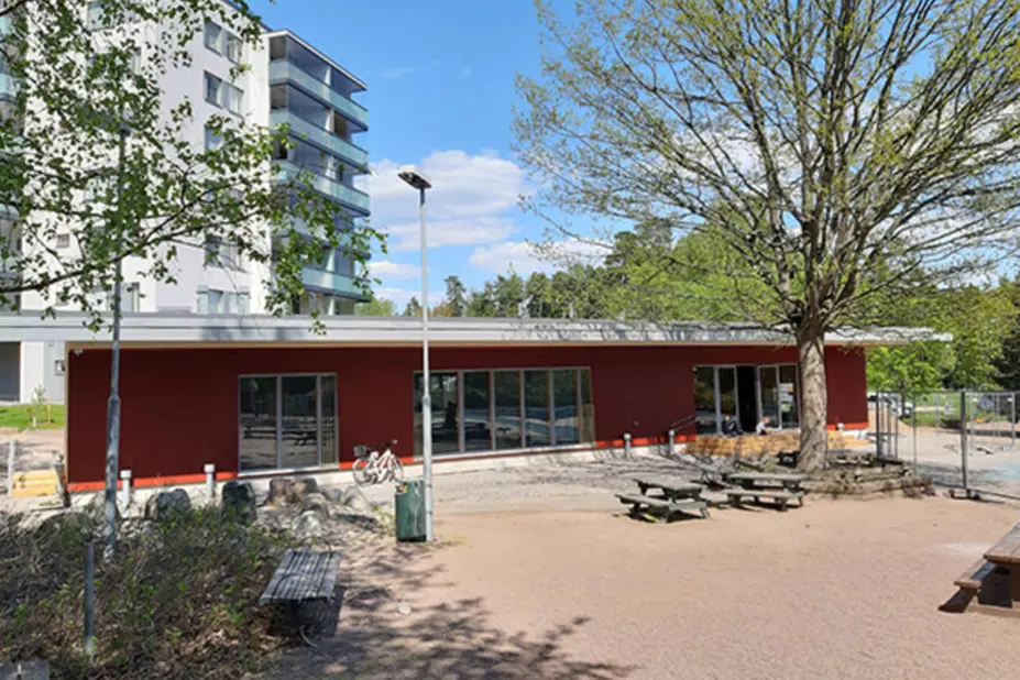 Päiväkodin julkisivu