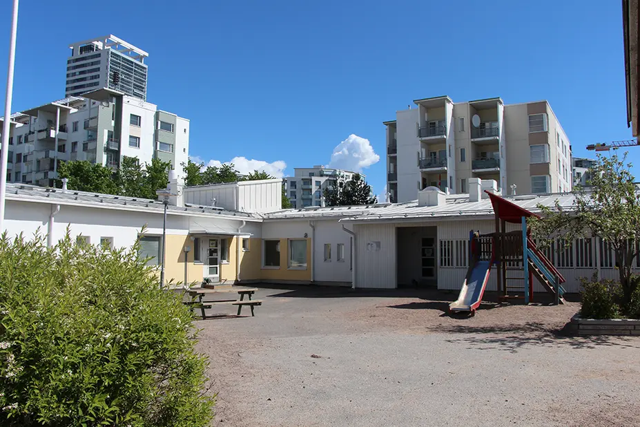 Päiväkodin julkisivu