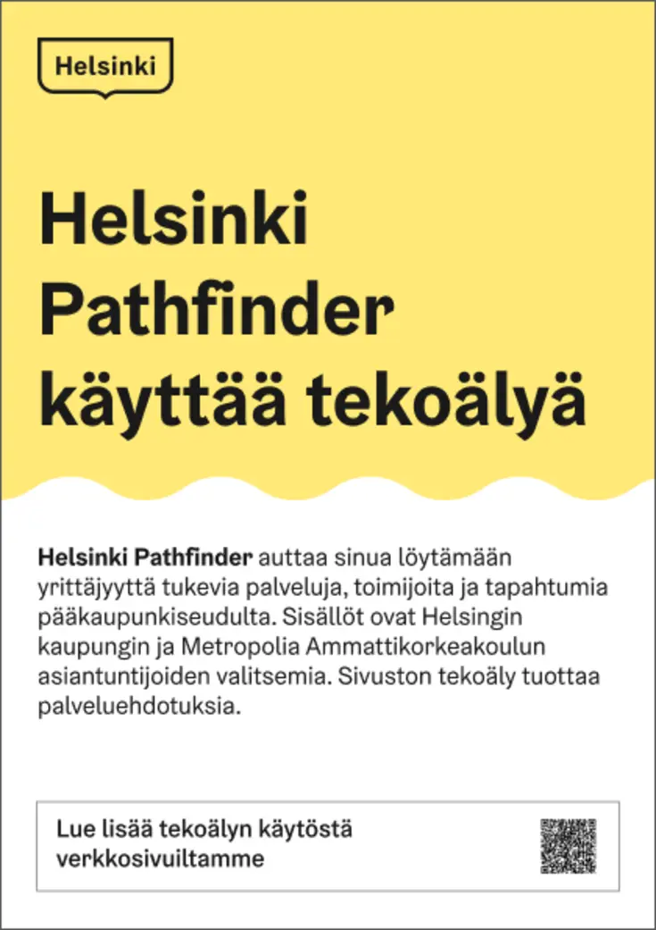 Esimerkki painetusta flyeristä 