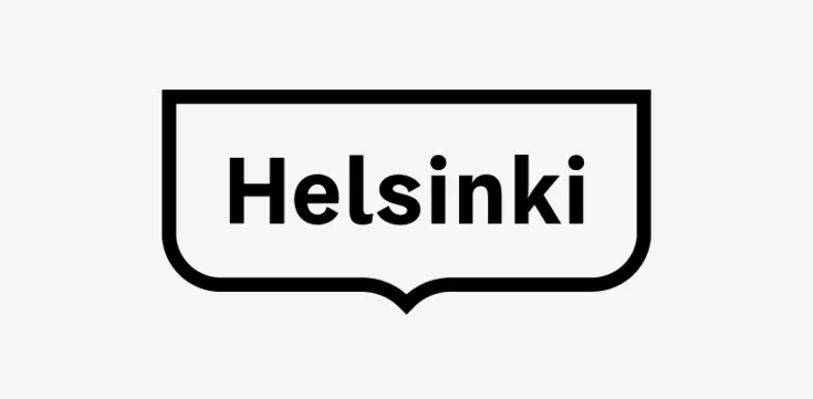 Helsinki kehystunnus mustavalkoinen
