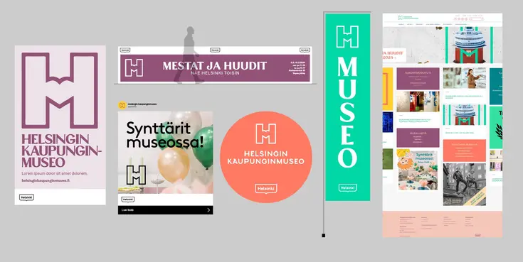 Kaupunginmuseo sovellusten esimerkkejä