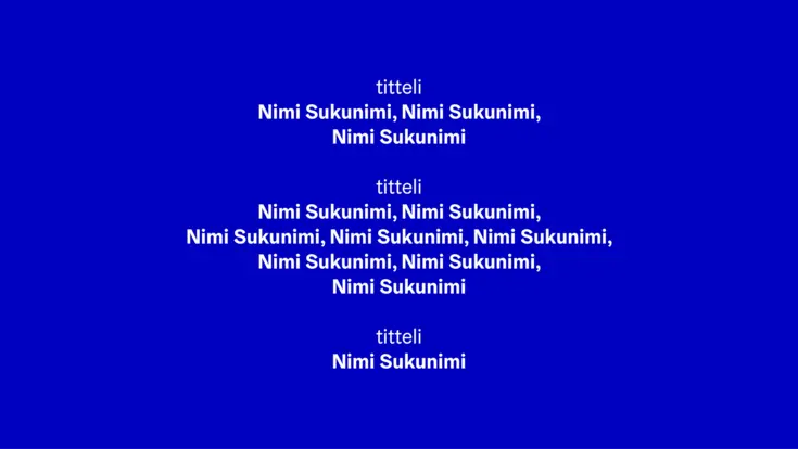 Videon loppuplanssi, jossa Helsinki-kehystunnus on kuvan päällä.