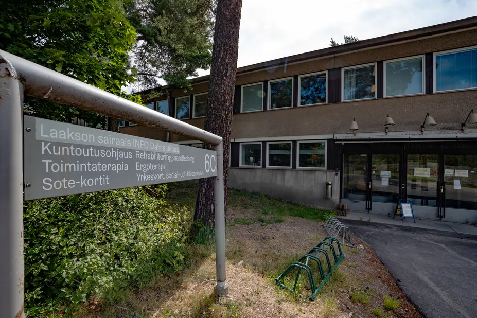 The building of the Frontline veterans' rehabilitation office in the Laakso hospital area.
