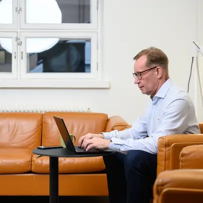 Työskentelyä.