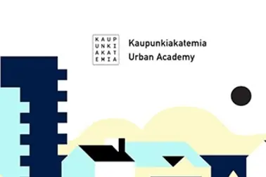 Kaupunkiakatemia logo ja brändikuvitus