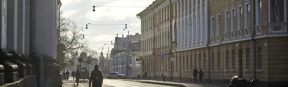 Aleksanterinkadulla.